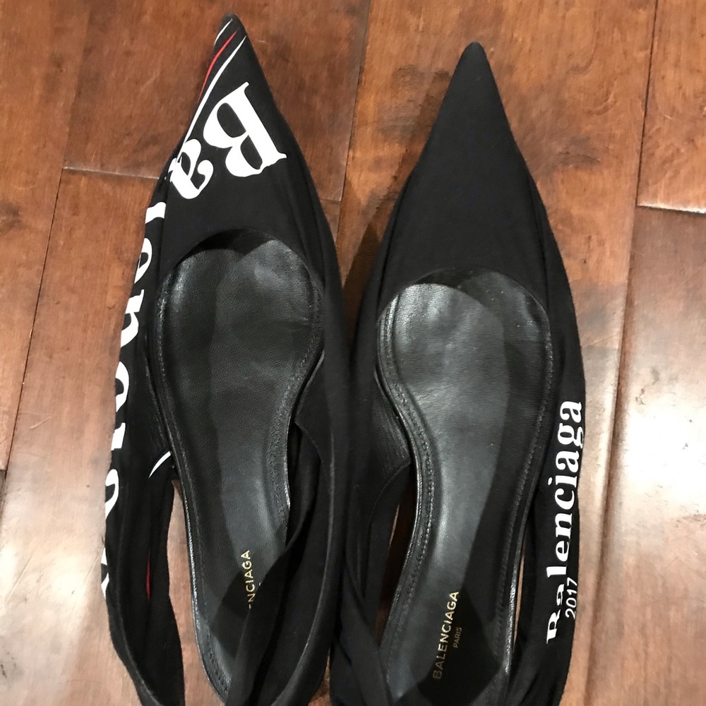 Authentic Balenciaga knife sling backs NO BOX and NO DUST BAG